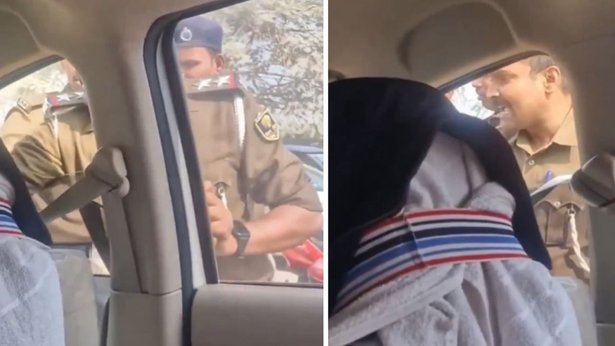 Bihar Cop Seen Abusing Driver, Demanding Bribe Over One-Way Violation In
Darbhanga |VIDEO