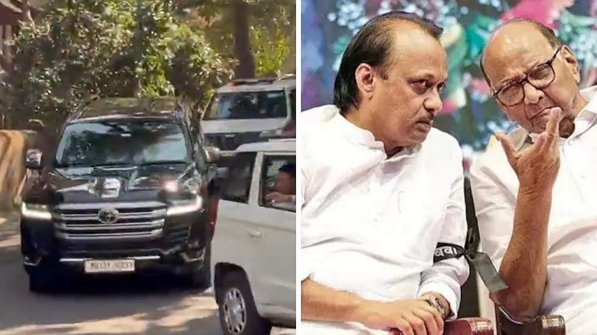 Ajit Pawar No More: Sharad Pawar Leaves Mumbai For Baramati Along With Wife Pratibha After Nephew's Death In Plane Crash; Video 