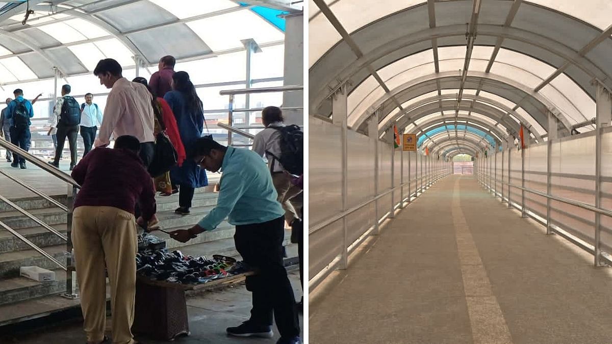 'First Day, First Hawkers': Mumbai's Newly Opened Bandra East Skywalk Encroached A Day After Inauguration, Netizens Slam Authorities 