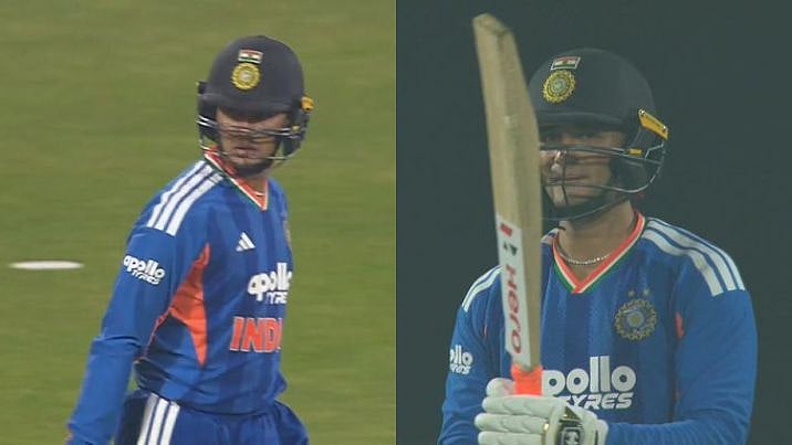 IND Vs NZ 4th T20I: Abhishek Sharma Dismissed For GOLDEN Duck After Strike Swap With Sanju Samson 