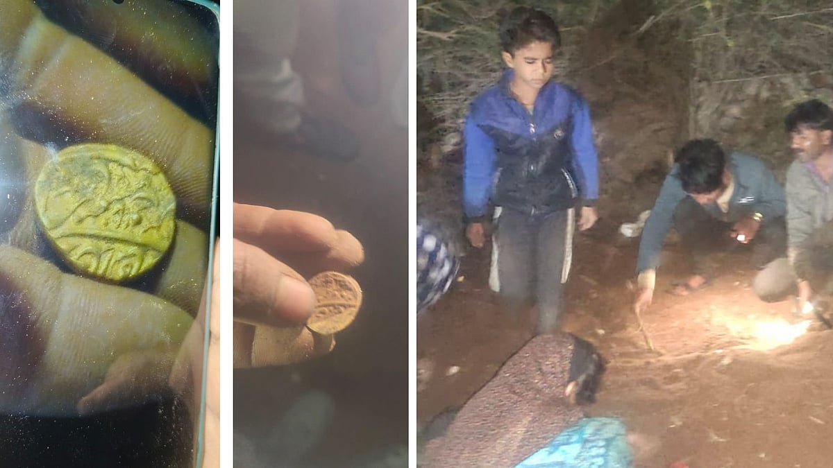 MP News: Gold Coins Found Under Excavated Soil In Chhatarpur’s Rajgarh Palace Area; Crowd Races To Dig