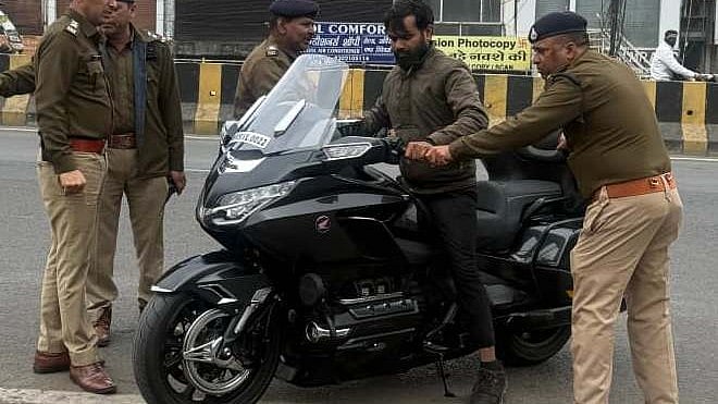 Indore News: ₹50 Lakh Bike Rider Fined For Not Wearing Helmet