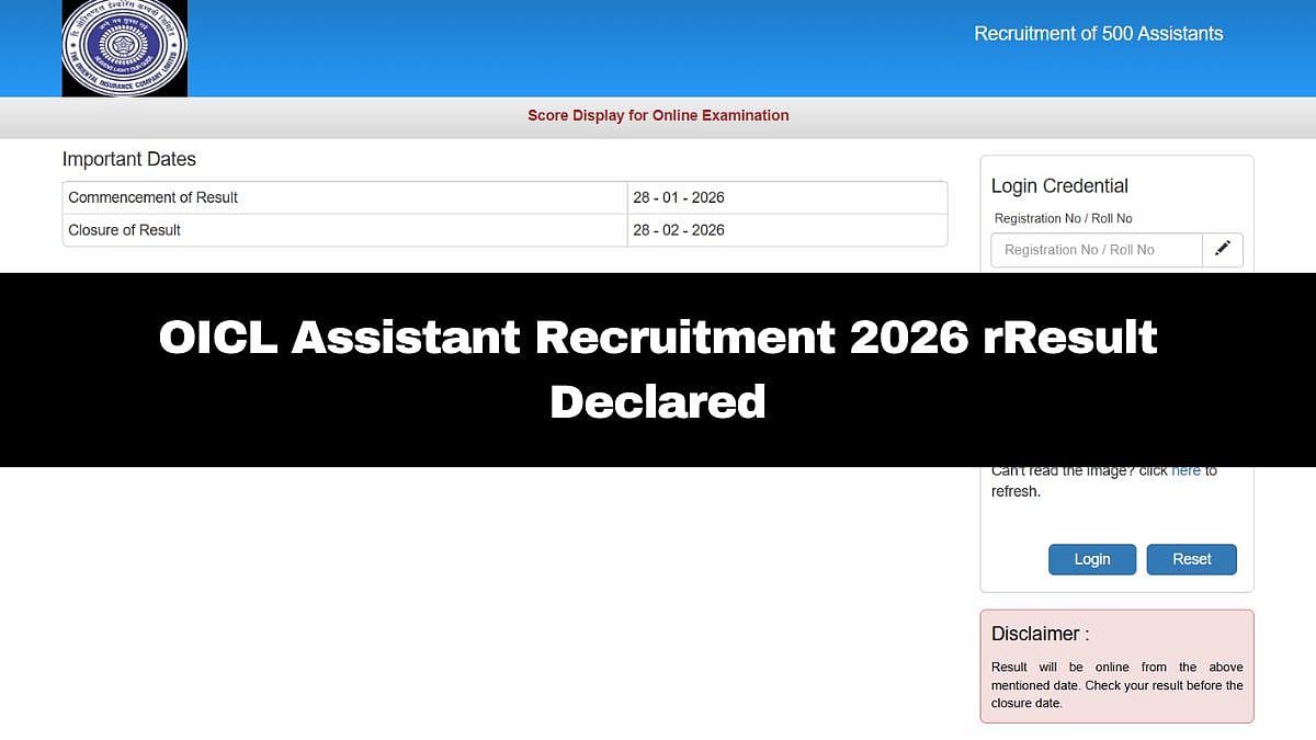 OICL Assistant Recruitment 2026 Scorecards Out At ibpsonline.ibps.in; Check Details Here 