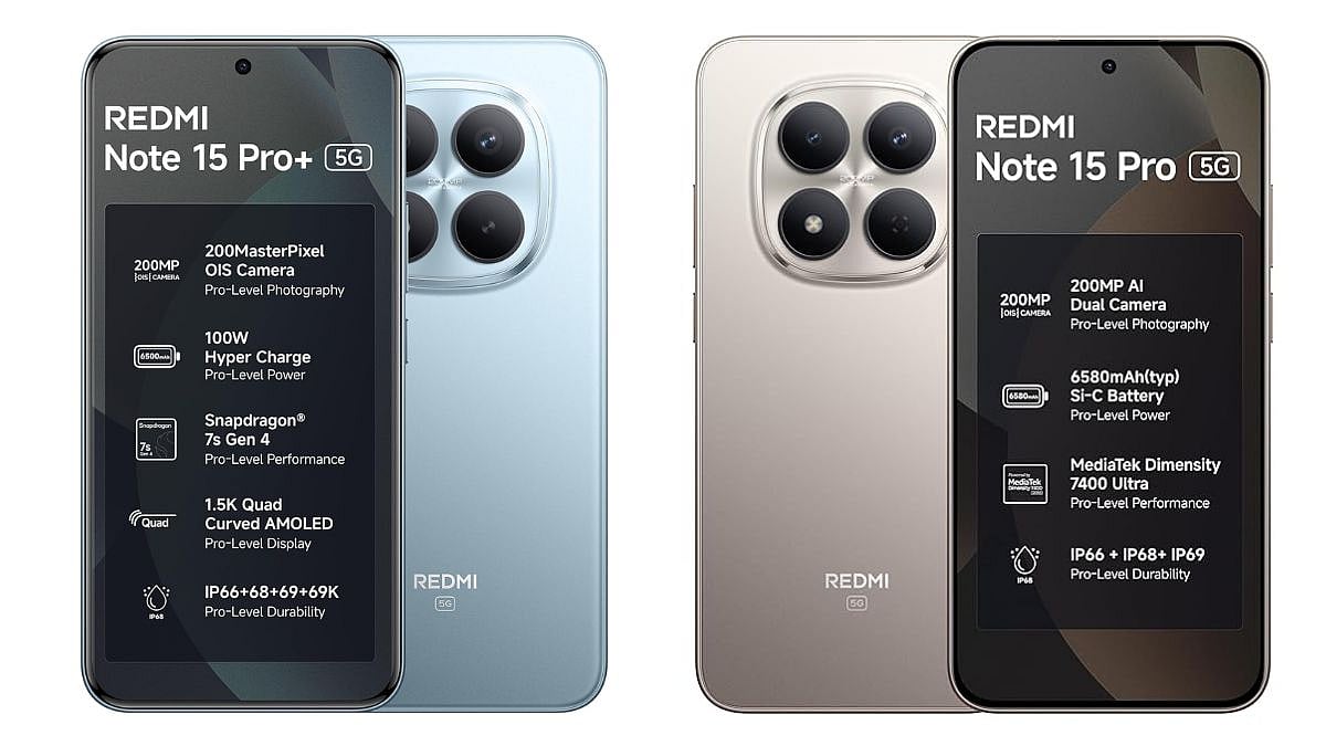 Redmi Note 15 Pro+ 5G, Redmi Note 15 Pro 5G To Launch In India Today: What To Expect 