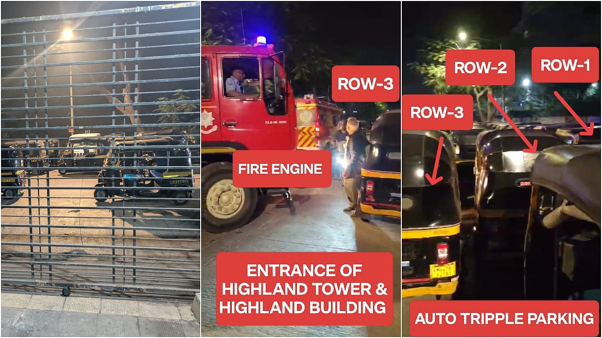 Mumbai News: Illegal Parking Blocks Fire Engines During Kandivali Blaze, Residents Warn Of Major Safety Risk 