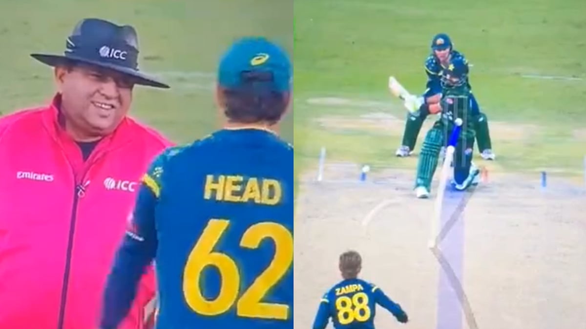 PAK vs AUS, 1st T20I: Pakistan Umpire's Hilarious DRS Confusion Over Babar Azam Leaves Fans &...