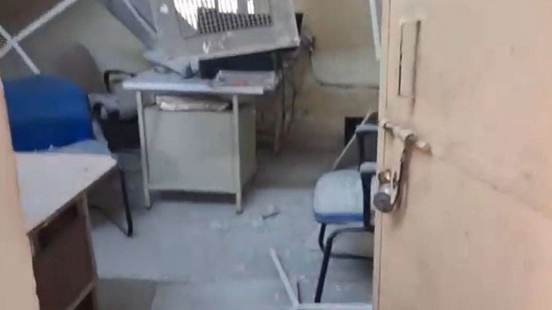 VIDEO: Portion Of Building Collapses In Delhi's Preet Vihar; Firefighters On Spot