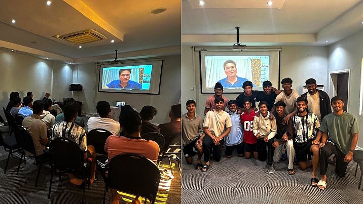 IND Vs PAK, ICC U19 World Cup 2026: Sachin Tendulkar Gives Pep Talk To Mhatre, Suryavanshi & Co Ahead Of Rival Clash 