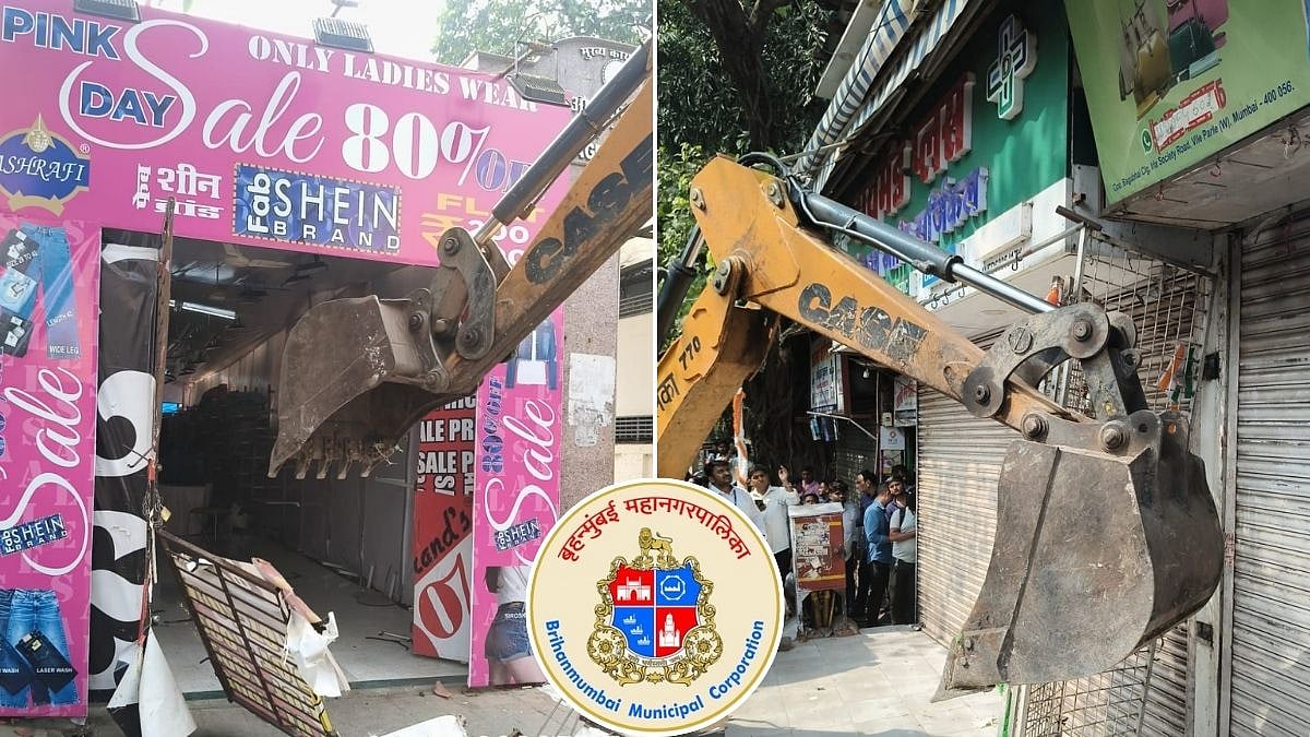 BMC clears around 200 illegal hawkers and unauthorised structures near Cooper Hospital in Andheri West to ease traffic congestion and ensure smooth ambulance access