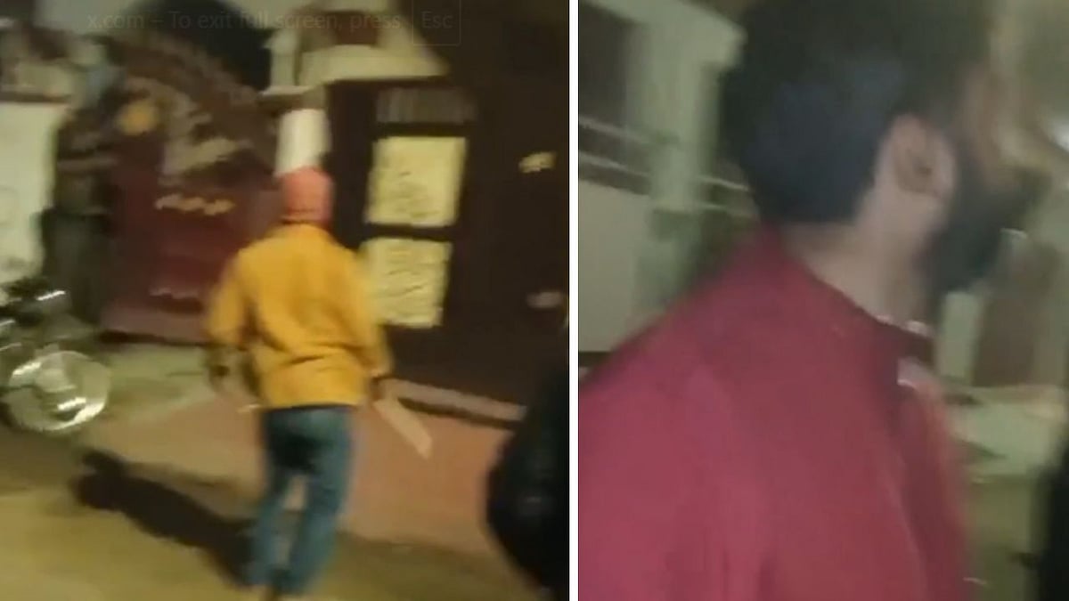 Viral Video Shows Group Of Men Throwing Bricks, Hurling Abuses At Each Other Over Cigarette Prices...