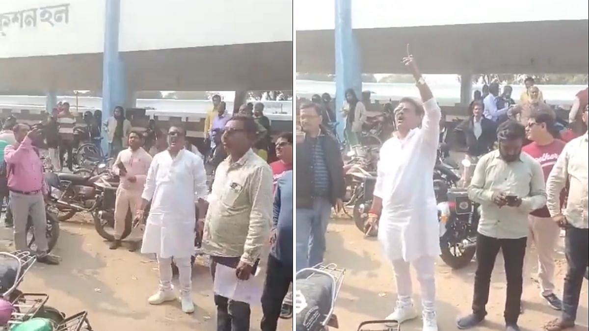 Viral Video Shows TMC Leader Disrupting Voter List Hearing In West Bengal; BJP Slams The Act 