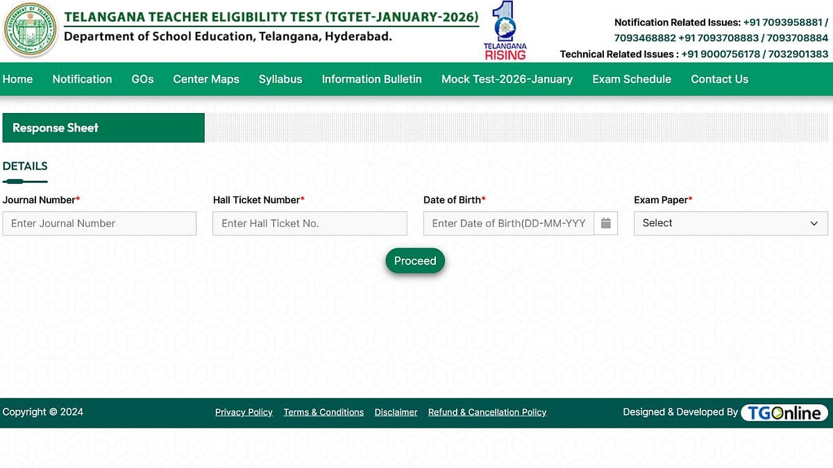 TG TET Response Sheet 2026 Out At tgtet.aptonline.in; Check Details Here 