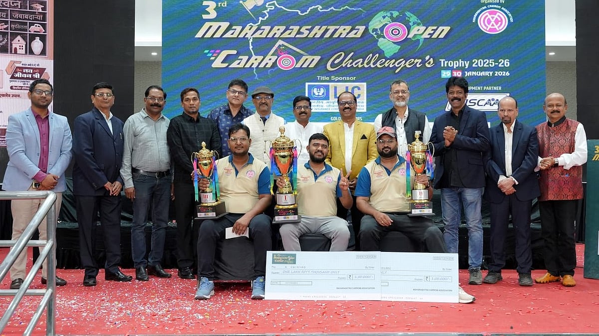 K Srinivas Clinches Maharashtra Open Carrom Challengers Trophy With Dominant Final Win Over Abhishek Chavan In Mumbai 