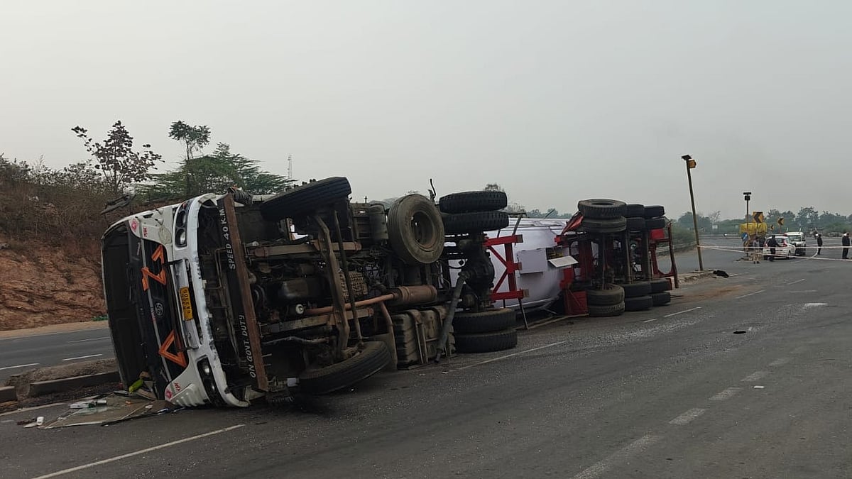 MP News: Gas Tanker Overturns, Highway Stretch Shut For Safety Inspection In Jhabua | FP Photo