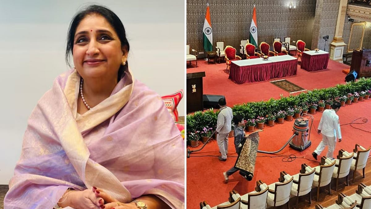 Sunetra Pawar Swearing-In: Preparations Underway At Lok Bhavan Ahead Of Maharashtra Deputy CM's Oath Ceremony In Mumbai | See Pics 