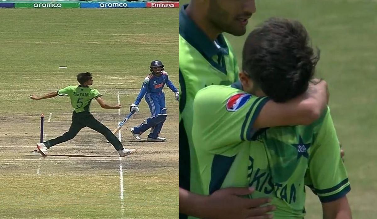 IND Vs PAK, ICC U19 World Cup 2026: Mohammad Sayyam's Celebrations Cut Short After Pakistan Pacer Bowls No Ball For Abhigyan Kundu's Wicket