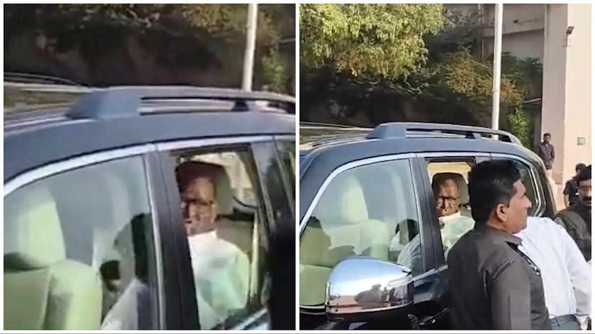 Pune: Sharad Pawar & Wife Visit Ajit Pawar’s Cremation Site In Baramati Before Heading To Mumbai