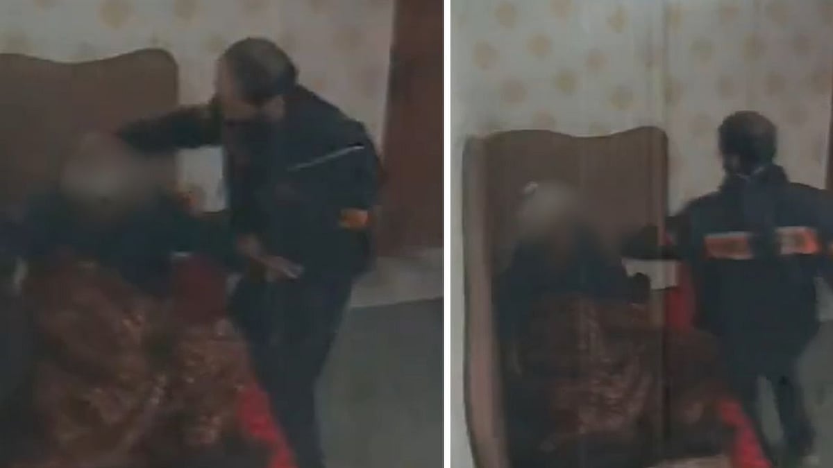 Punched, Choked: Horrifying Video Shows Man Brutally Assaulting 70-Year-Old Bedridden Mother In...