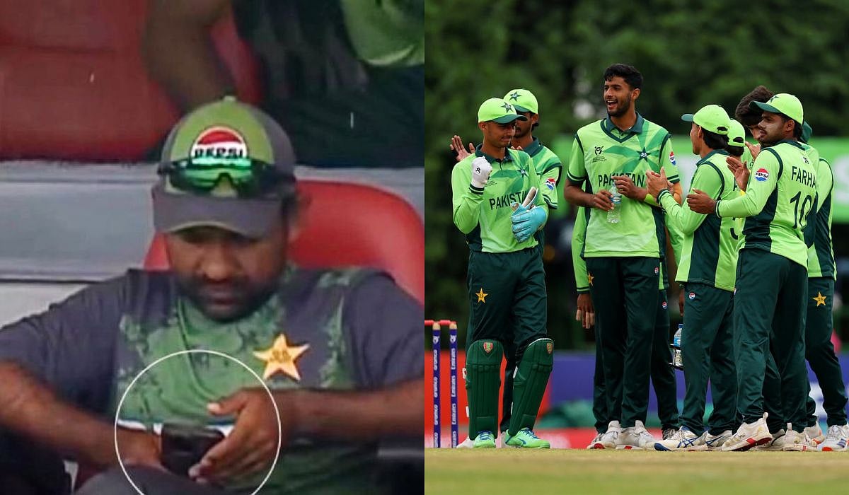 Fact Check: Did Pakistan Mentor Sarfaraz Khan Break ICC Rules By Using Mobile Phone During IND Vs PAK Clash In U19 World Cup 2026? 