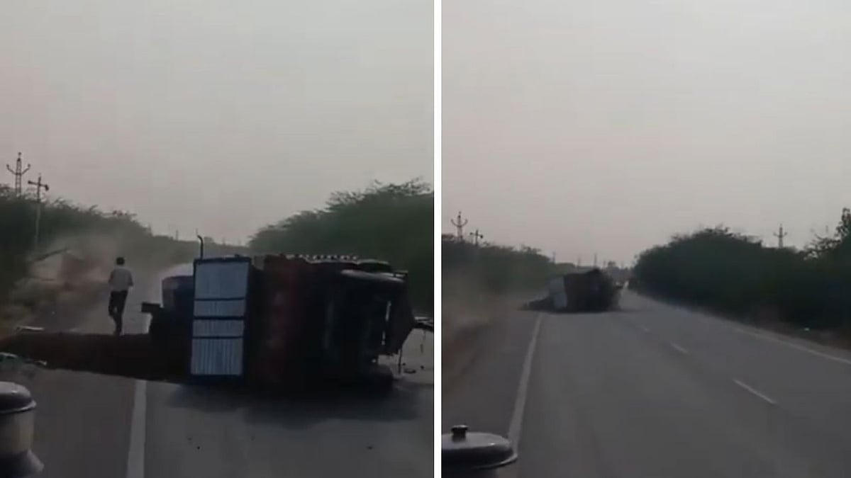 Drunk Tractor Driver Rams Another On Rajasthan Highway; Video Goes Viral