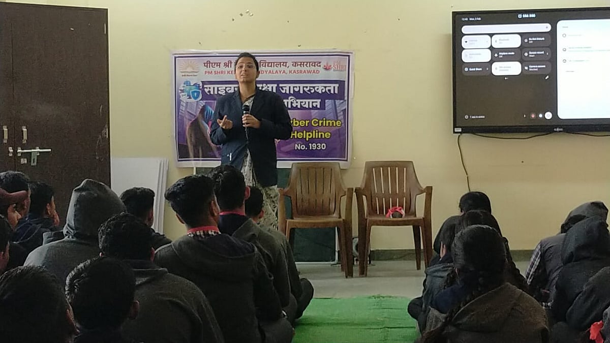 MP News: Kendriya Vidyalaya  Students Learn Tips To Fight Against Cybercrime In Kasrawad