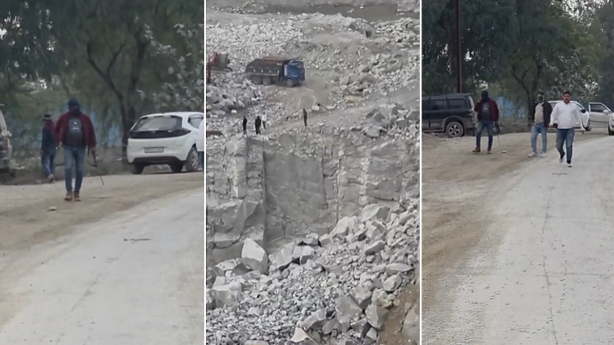 MP News: Heavy Firing Erupts At Stone Mine In Gwalior; FIR Registered Against 10 -- VIDEO