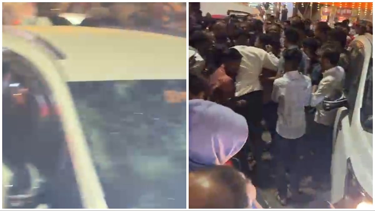 Viral Video Shows Mob Assault After Drunk Innova Driver Ploughs Into Crowd At Krishnamai Mahotsav In...