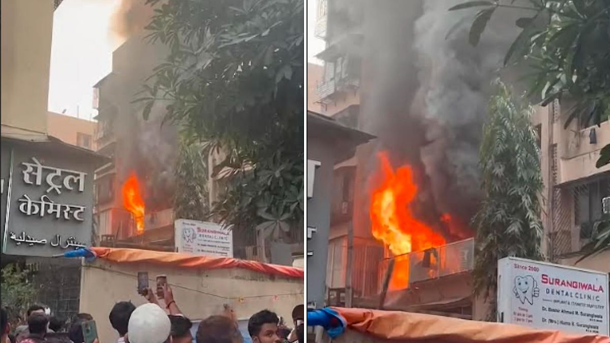 Fire Breaks Out In Residential Building Near Mumbai Central ST Depot, No Injuries Reported 