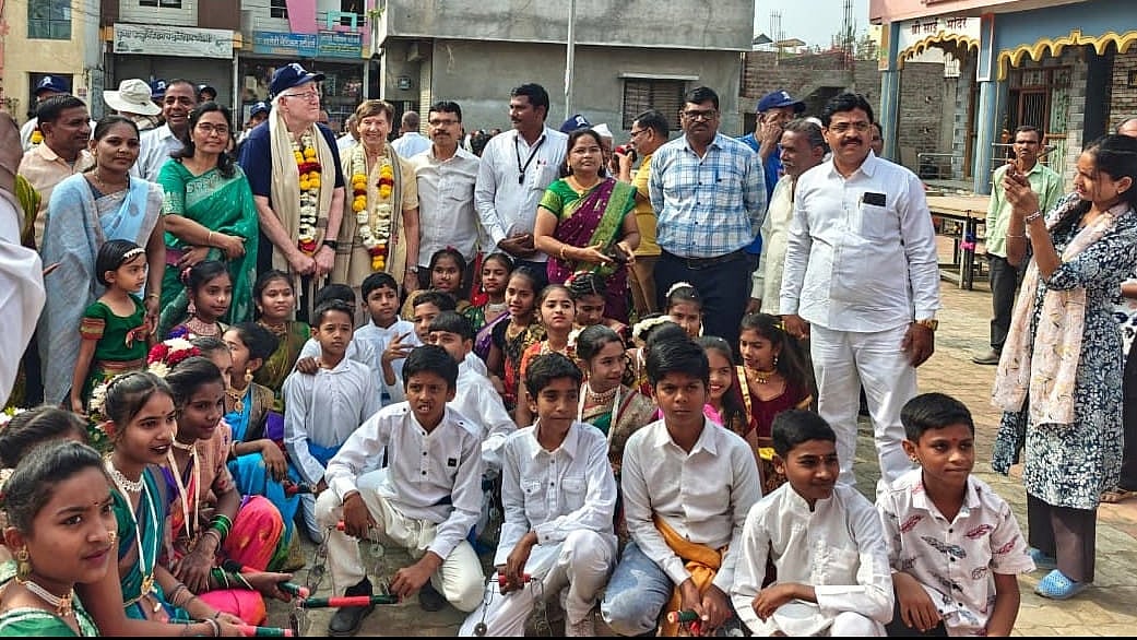 Foreign Volunteers Join Golden Jubilee Celebrations Of Project Maliwada In Chhatrapati Sambhajinagar