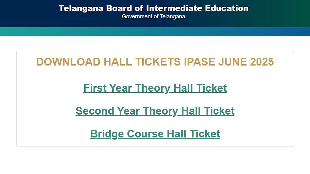 TS Inter Hall Ticket 2026 Out For 1st, 2nd Year At tgbieht.cgg.gov.in; Here’s How To Download 