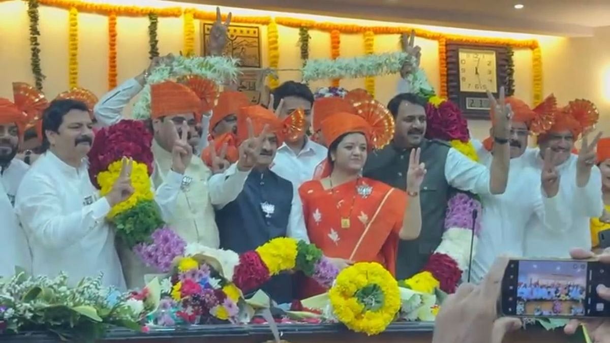 BJP Retains Grip On Mira-Bhayandar As Dimple Mehta Takes Charge As Mayor, Dhruvkishore Patil Appointed Deputy Mayor | VIDEO 