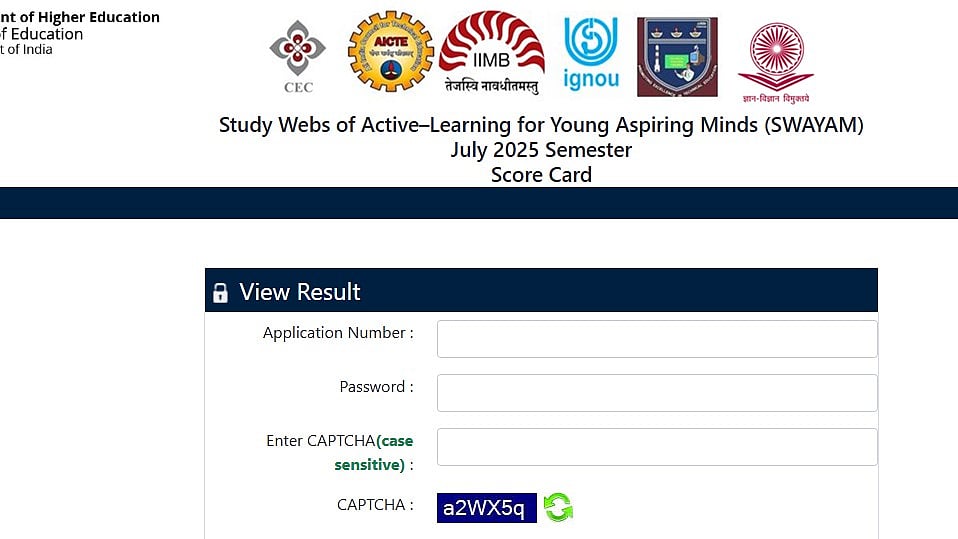 NTA SWAYAM July 2025 Results Declared At exams.nta.ac.in; Direct Link Here 