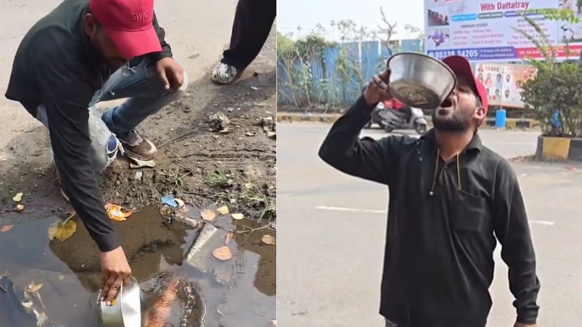 VIDEO: Man Sprinkles Gutter Water On Fruits, Drinks When Confronted By Locals In Virar Near Mumbai