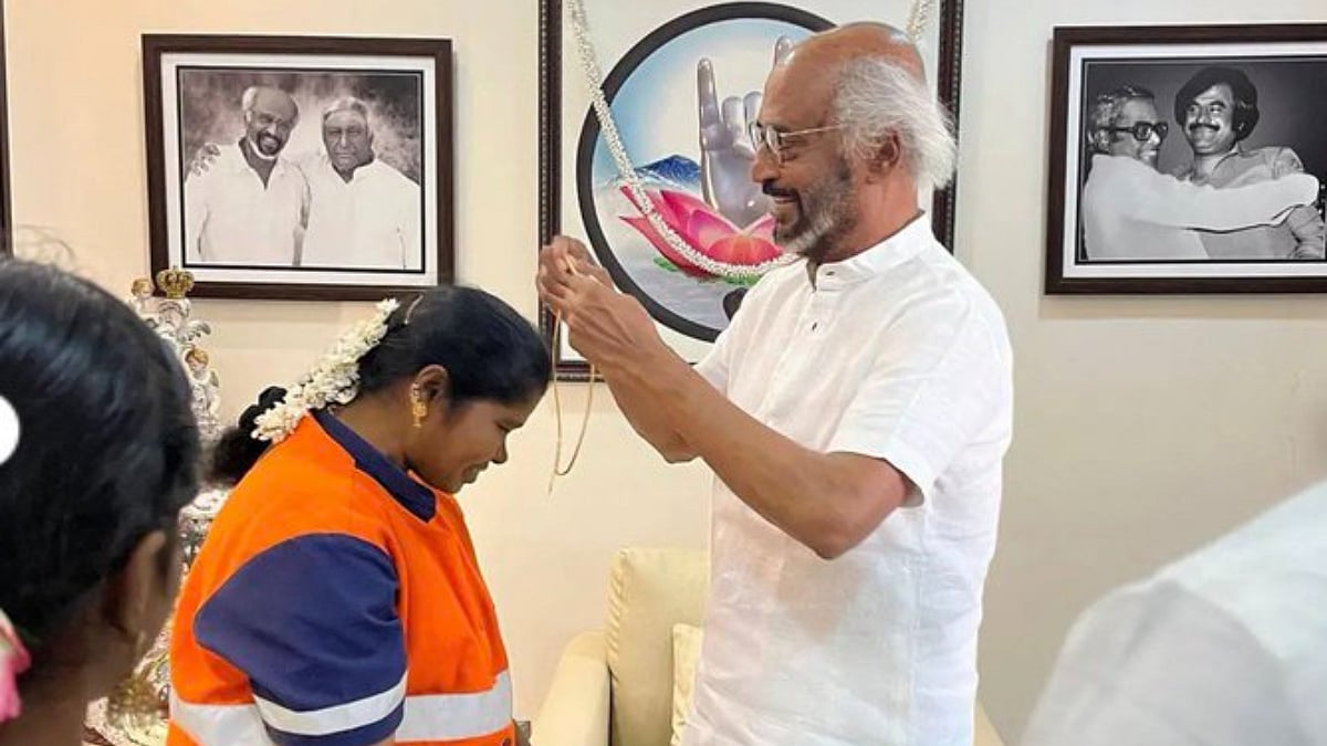 Rajinikanth Gifts Gold Chain To Sanitation Worker Padma; Who Is She & Why Thalaivar Honoured Her? Deets Inside 