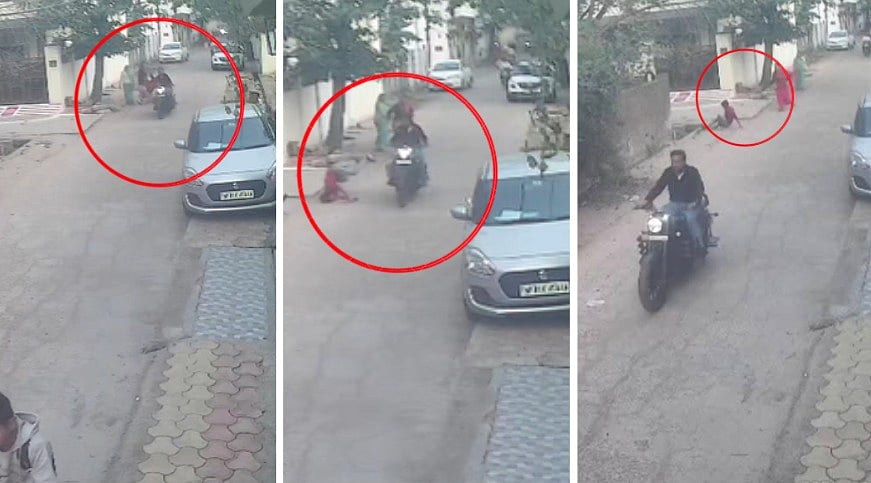 MP News: Speeding Bike Hits 12-Year-Old, Boy Flips Mid-Air, Crashes To Ground In Chhatarpur; Rider...