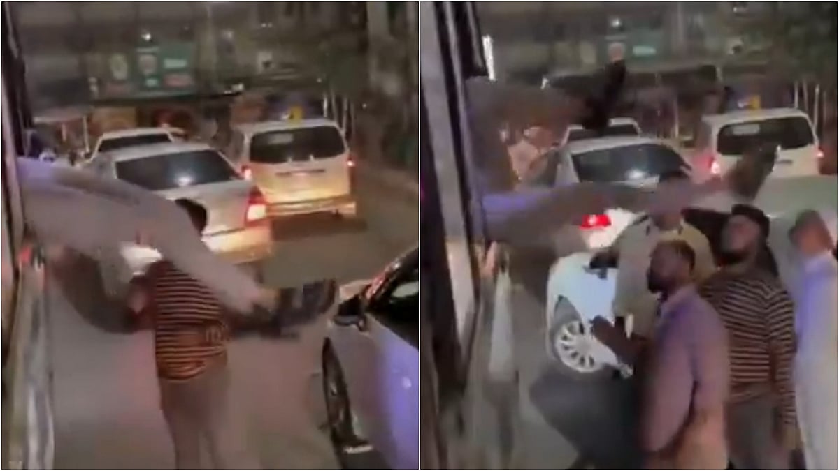 Viral Video: Mobile Snatching Bid Fails As Alert Commuters Catch Thief Dangling From Bus