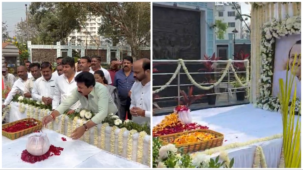 Pune: Pimpri-Chinchwad Turns Emotional As Urn Containing Ajit Pawar’s Ashes Displayed For Public...