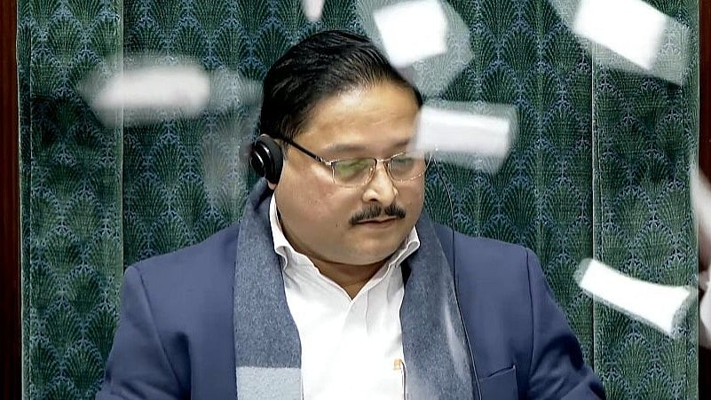 High Voltage Drama In Lok Sabha: 6 Opposition MP's Suspended For Hurling Papers Towards Speaker's...