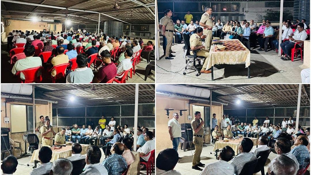 Kamothe Police Hold Cyber Crime Awareness Meet With Housing Societies To Tackle Rising Online Fraud And Digital Scams 