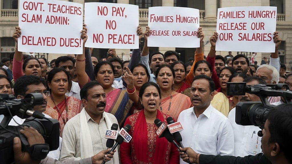 MP News: Irked Government Teachers,  Slam Admin Over Delay In Payment Of Dues In Sardarpur