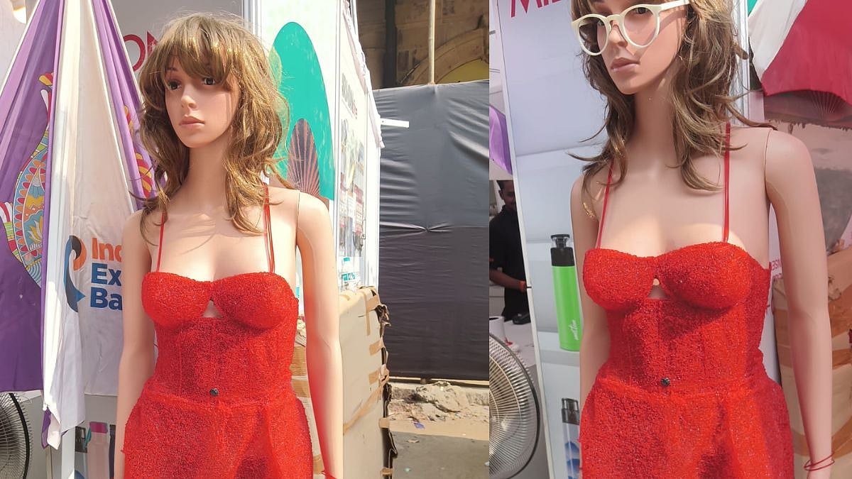 AI Dress Hand-Drawn Using 3D Pen Is Capturing Attention At Mumbai's Kala Ghoda Arts Festival 
