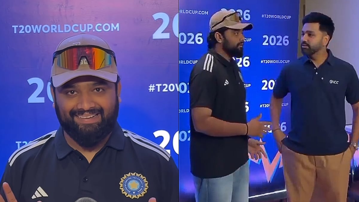 Rohit Sharma Teams Up With His 'Lookalike' Amit Maru For Hilarious Segment Ahead Of ICC T20 World Cup 2026; Video 