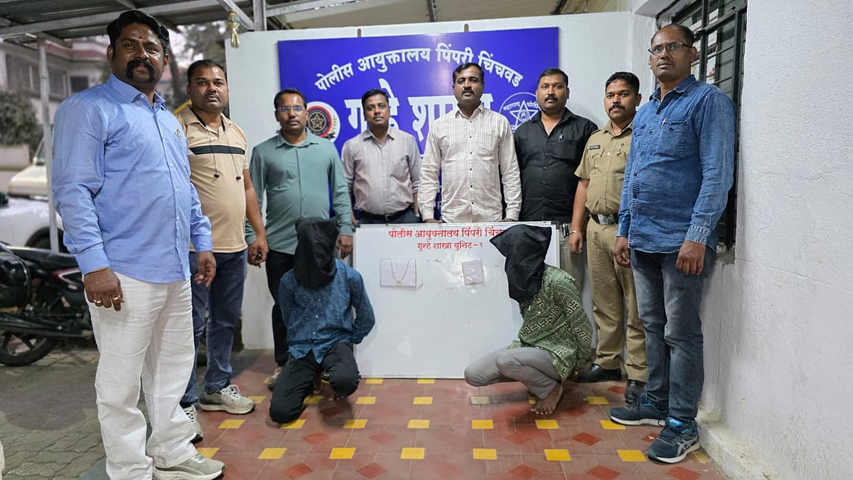 Pimpri-Chinchwad: Two Nashik Youths Arrested For Gold Snatching After Police Scan 500+ CCTV Footages