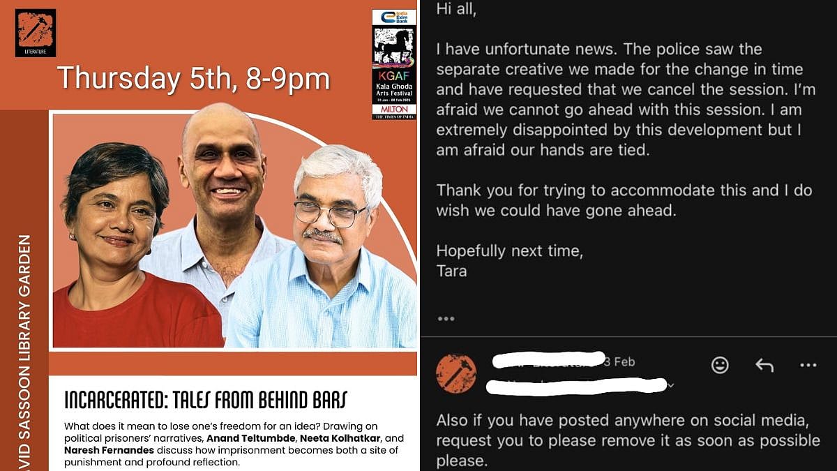 Mumbai Police ‘Orally’ Cancel Book Discussion Featuring Anand Teltumbde At Kala Ghoda Arts Festival 2026 