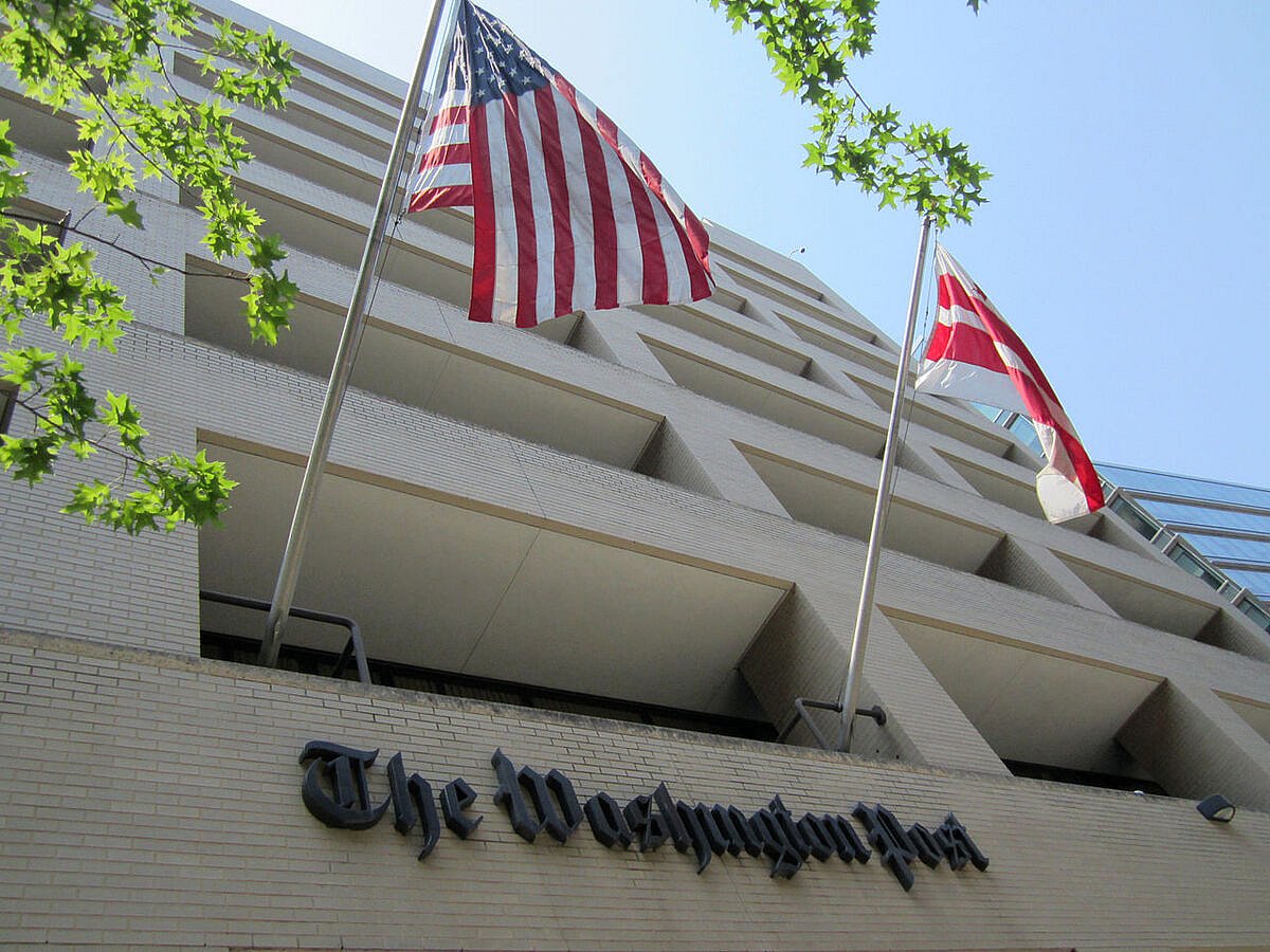 The Washington Post in trouble. Image courtesy Wikimedia Commons 