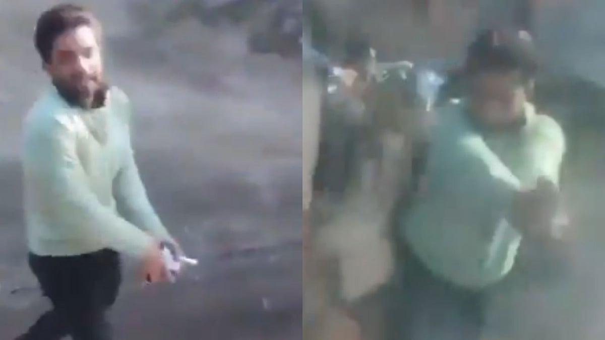 UP Road Rage Video: Bullet Rider Opens Fire On Moving Bus After Overtaking Dispute In Basti