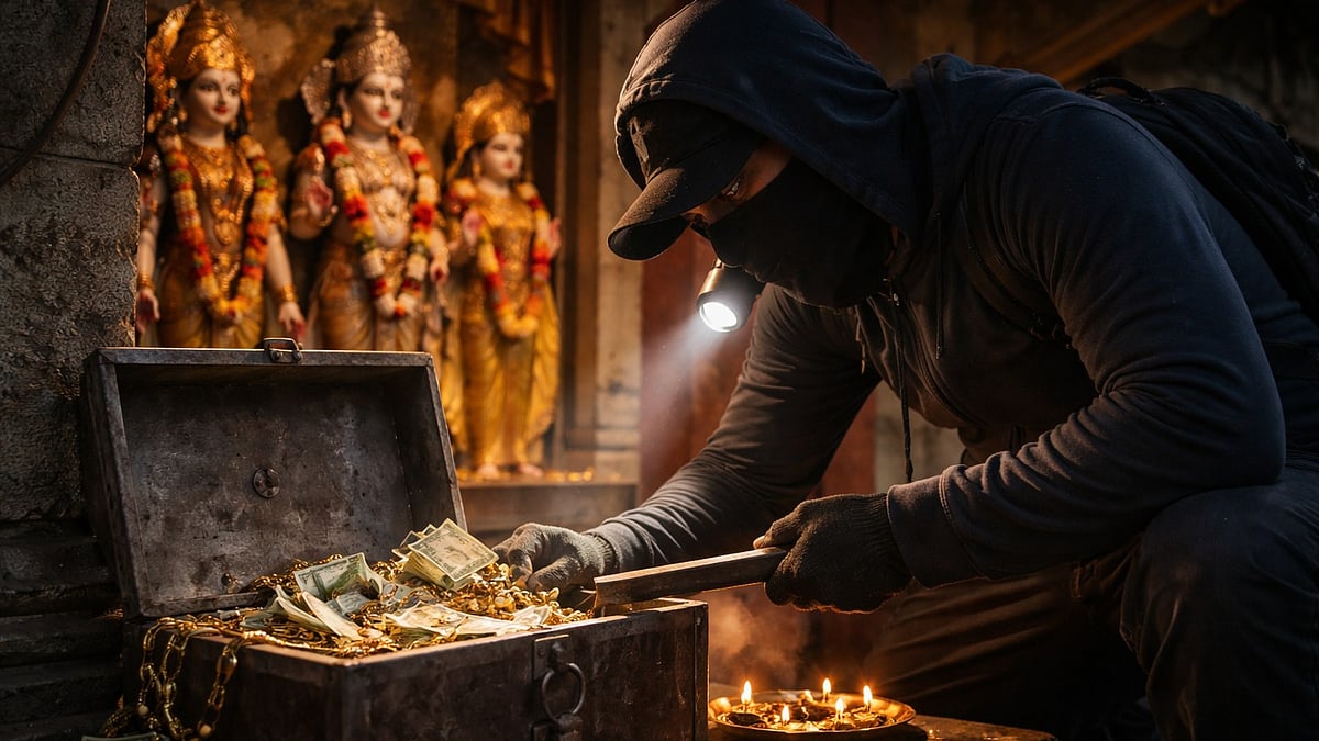 Indore News: ₹3 Lakh Cash, Jewelry Stolen From Ram Temple