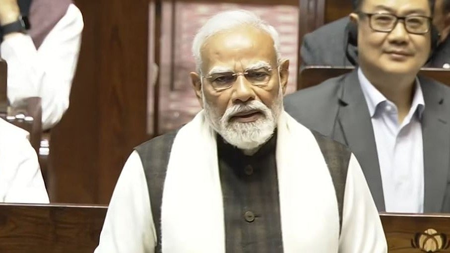 WATCH: PM Modi Replies To President’s Address In Rajya Sabha Amid Opposition Uproar