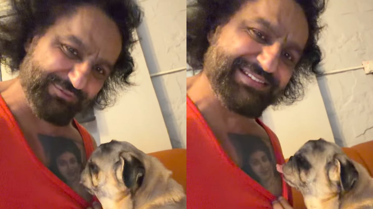 Parag Tyagi Shares Video Of Pet Dog Simba Kissing His Tattoo Of Shefali Jariwala's Face, Says 'Mumma...