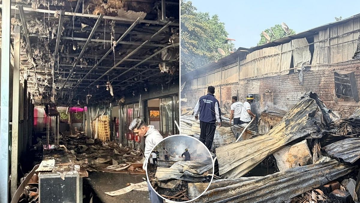 Navi Mumbai Tragedy: New Panvel Slum Fire Triggers LPG Blasts, 5 Shanties Gutted Near Railway Tracks 